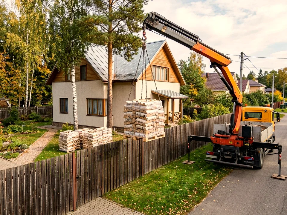 Круговая поленница holzhausen, Лопатинский, улица Вишнёвая, 32